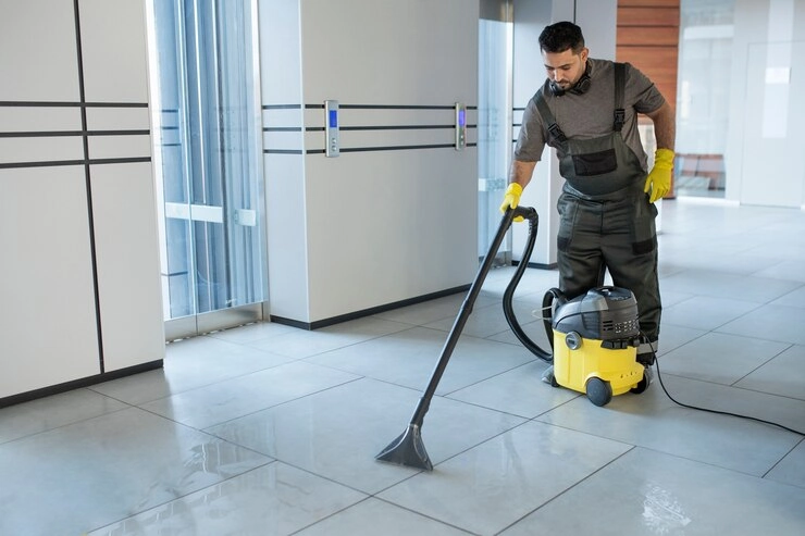 Floor Cleaning by expert cleaner