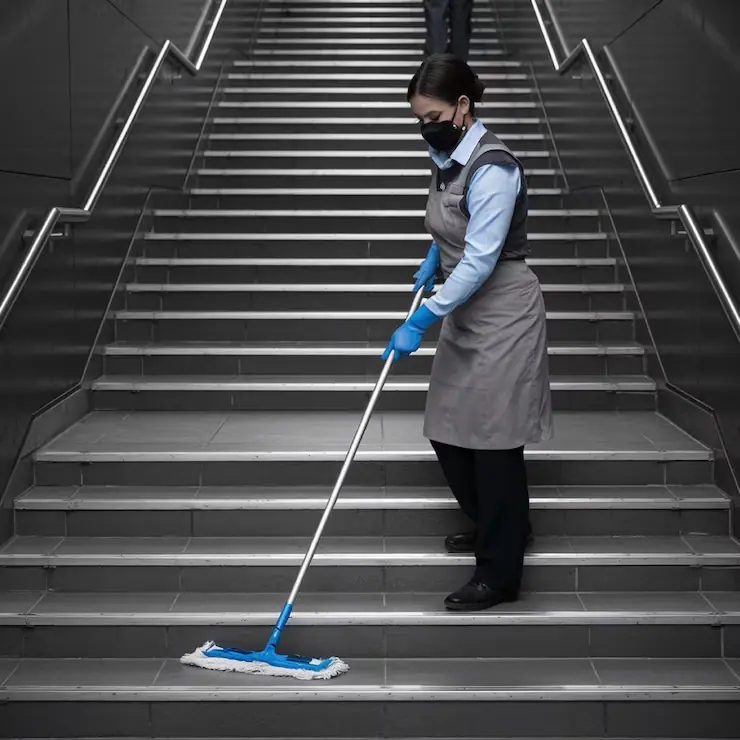 High-Traffic Area Cleaning Keeping Entrances Clean